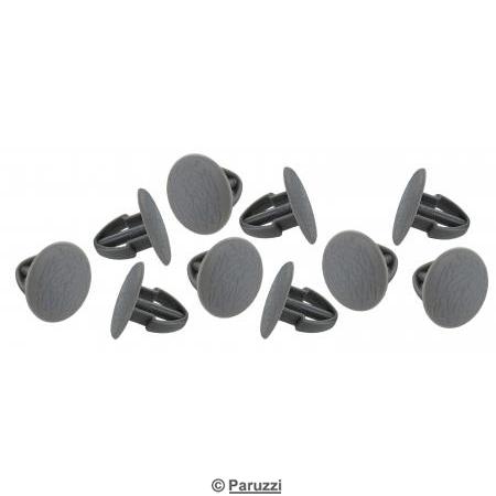 Trim panel clips grey (10 pieces)