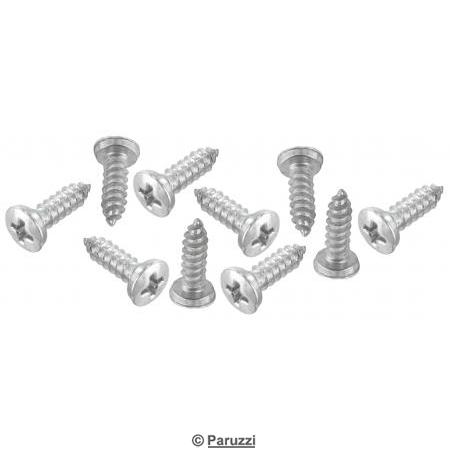 Screw with cover edge (10 pieces)