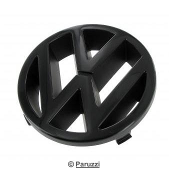 VW grill emblem Svart