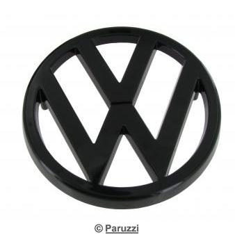 VW grill emblem Svart