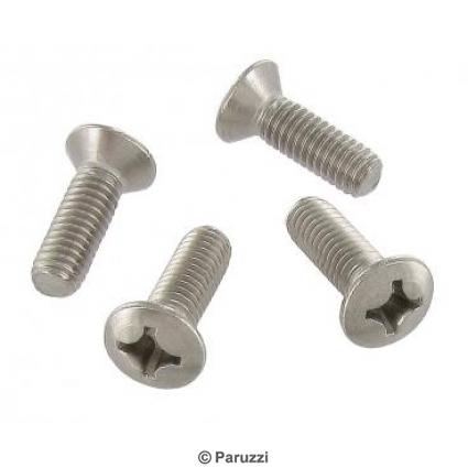 Stainless steel door mirror, slinding door, table edge and decontamination powder box screws (4 pieces)