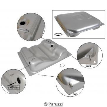 Benzinetank / Dieseltank (48 mm vulopening) 
