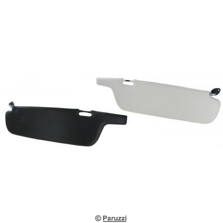Sun visors cloud white/black (per pair)