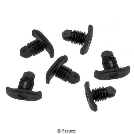 Clips de fixation de joint de porte (pour 1 joint de porte), lot de 6 pices
