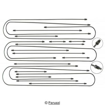 Jeu de tuyaux de frein (en 18 pices)
