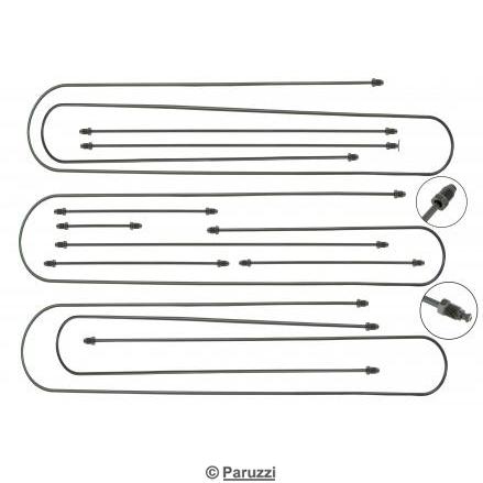 Jeu de tuyaux de frein (en 11 pices)
