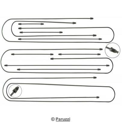 Jeu de tuyaux de frein (en 11 pices)
