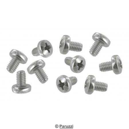 Stainless steel pan head cross screw (10 pieces)