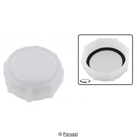Engine coolant recovery tank cap
