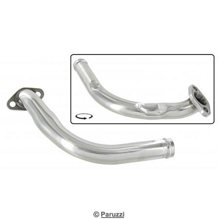 Stainless steel coolant pipe: from water pump towards right cylinder head