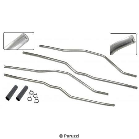 Stainless steel coolant pipes (6-part)