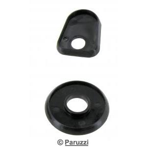 Hood handle seals black (per pair)