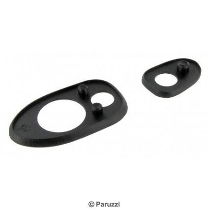 Hood handle seals black (per pair)