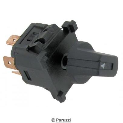 Blower motor switch for extra heating or airconditioning