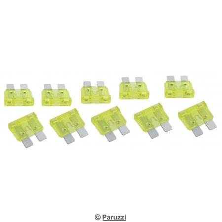 Blade fuses 20 AMP (10 pieces)