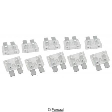 Fusibles plats 25 A (lot de 10 pices)
