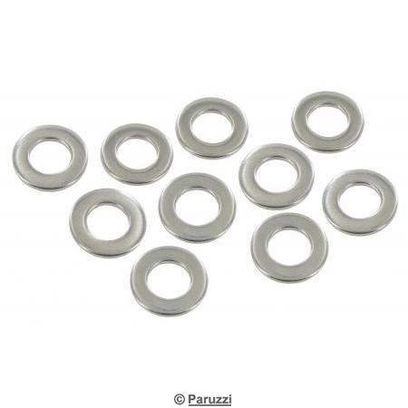 Stainless steel washers M8 (10 pieces)