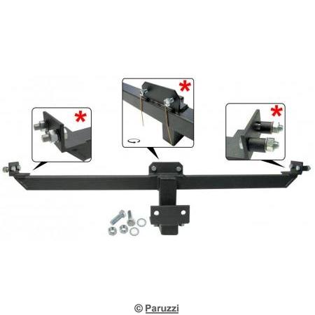 Tow bar bracket with hardware