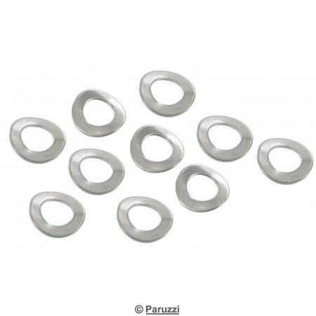 Curved M8 spring washers 15 mm wide (10 pieces)