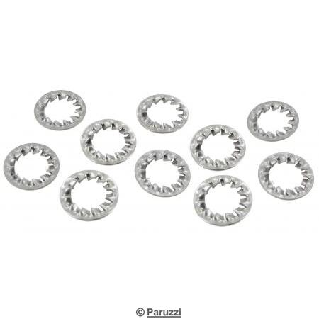 Internal serrated lock washers M10 (10 pieces)