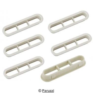 Vent rear defogger white (6 pieces)