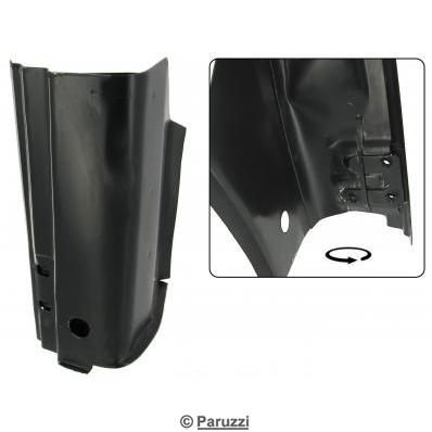 A-pillar underside with hing mounting points B-quality left