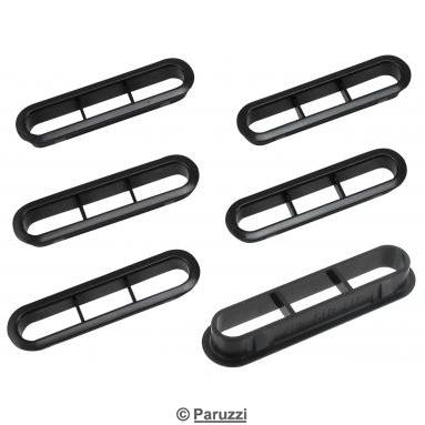 Vent rear defogger black (6 pieces)