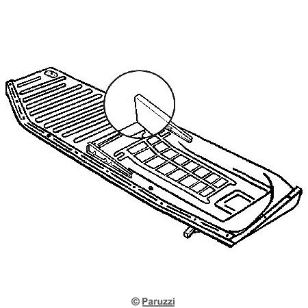 Komplett B-kvalitet golvplatta vnster (0,6 mm tjock)