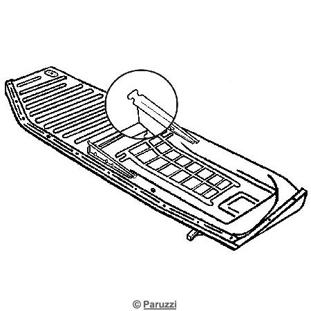 Lattiapelti (0.6 mm paksua pelti), tydellinen, vasen, B-laatu