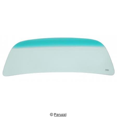 Glace de pare-brise verre tint vert avec bandeau pare-soleil