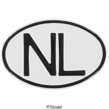 Nationalitetsskylt: NL (Nederlnderna)