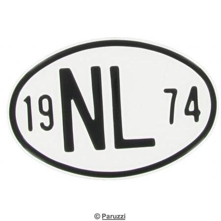 Nationaliteits plaatje: NL 1974