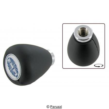 Shift knob with EMPI emblem black vinyl