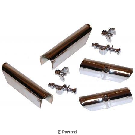 Bumper bracket cover chrome (4 pieces)