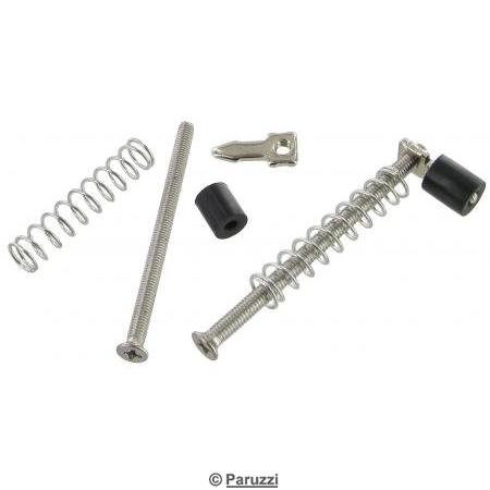 Headlight adjusting screw stainless steel (per pair)