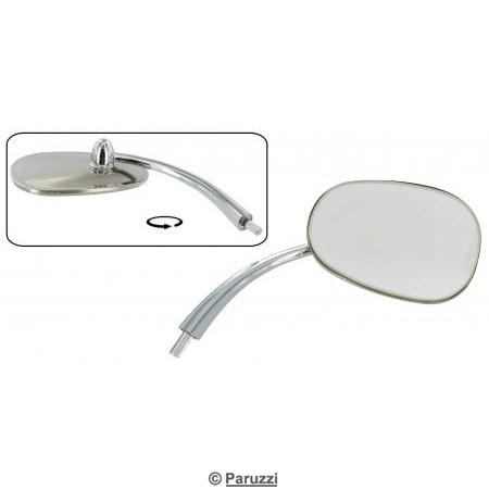 Exterior mirror European Stainless steel right