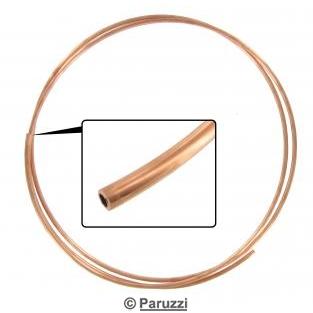 Copper fuel line