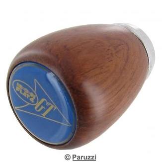 Rosewood shift knob with FLAT 4 GT emblem