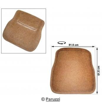 Horsehair padding, bottom, front seat (each)