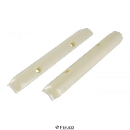 Pop-out hinge covers ivory (per pair)