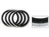 Paruzzi number: 4041 White Wall tire insert 2.5 cm black/2.5 cm white (4 pieces)
15 inch wheels 