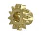 Paruzzi number: 2676 Brass odometer gear (KPH)
Number of Teeth: 12 
Diameter: 8.65 mm 