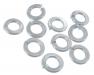 Paruzzi number: 27610 Spring lock washers with tang ends M8 (10 pieces)
Inner diameter: 8,1 mm 
Outer diameter: 14,8 mm 
Thickness: 2.0 mm 
Maximum washer thickness: 5.4 mm 
Material: Galvanized 
