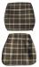 Paruzzi number: 29198 Seat cover set, chequered brown/beige, per seat (2-part)