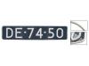 Rfrence Paruzzi: 4308 Bord de support de plaque d'immatriculation (la pice)
Dimensions de la plaque d'immatriculation: 44,5 x 10,5 cm 