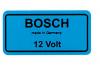 Artikkelnummer: 6177 Spoleklistremerke Bosch 12V
