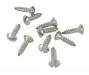 Paruzzi number: 70403 Stainless steel countersunk oval raised screws (10 pieces)
various applications for: 
Beetle 
Karmann Ghia 
Type 3 
Bus 

Specifications: 
Length: 13 mm 
Diameter: 3.5 mm 
Material: Stainless Steel 
Screw head Type: slotted 