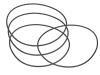 Paruzzi number: 71771 Cylinder base gasket rings (4 pieces)
Waterboxer engines 

Specifications: 
Diameter: 94 mm 
Thickness: 2 mm 