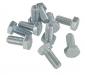 Produktnummer: 7444 M8 Bult 10st.
Thread size: M8 x 1.25 
Length: 18 mm 
Tensile load: 8.8 
Material: galvanized steel 
Wrench size: 13 mm 