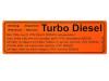 Paruzzi nummer: 76180 Klepdeksel of nummerplaatklep sticker olie specificatie oranje
T25/T3 Bus met Turbo Diesel motor 